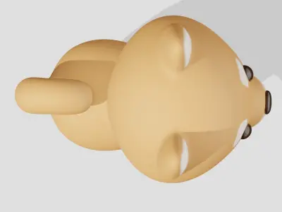 Cute  Shiba Inu dog  3D model