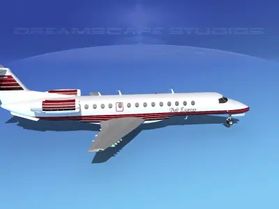 Embraer ERJ-135 Bali Express 3D model