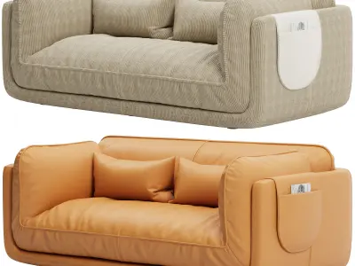 Leolux Lunetta Sofa LXR30 Part Two 3D model