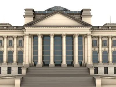 Reichstag building 3D model