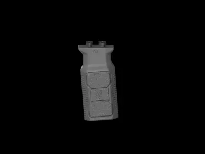 FB Radom MLOK Vertical Grip Low-poly 3D model