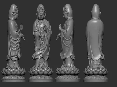 Bodhisattva Avalokitesvara 3D model