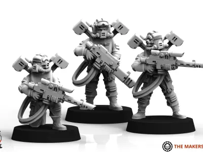 Universal Guard - Light Drop Infantry 3D print model
