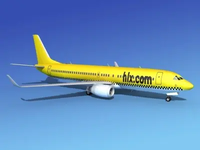 Boeing 737-800 HLX 3D model