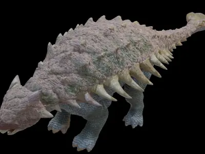 Ankylosaurus Dinosaur Low-poly 3D model
