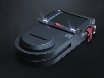 25 Hard Surface Sub-D Control Panel Elements 3D model