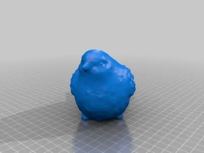 Sparrow Statue 3D scan Free 3D print model