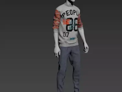 Erkek manken Free 3D model