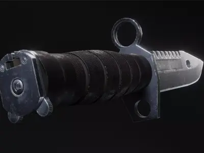 M9 Bayonet knives pack Game ready Free 3D model