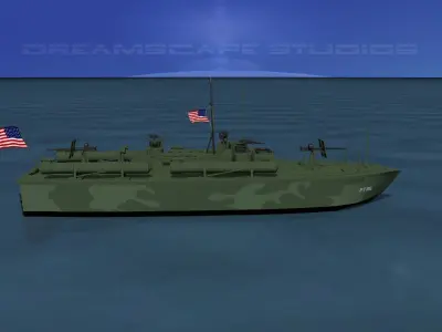 Elco PT Boat PT-115 3D model
