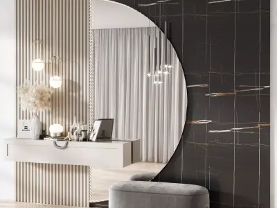 Hallway Set N10 1 3D model