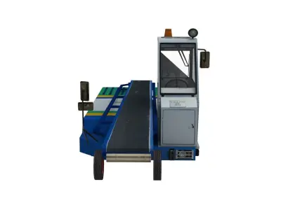 Lowpoly NBL Belt Loader Low-poly 3D model