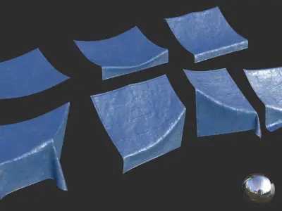 Tarp Assets 03 Low-poly 3D model