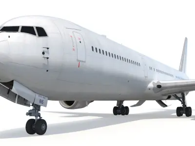 Boeing 767-400 3D model
