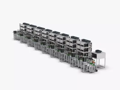 Aging Labeling Test Line Body SMT 3D model