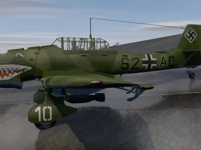 Junkers Ju-87 B-1 3D model