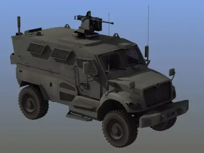 M1224 MaxxPro MRAP 3D model