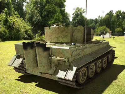 Tiger 1 Tank 3D model