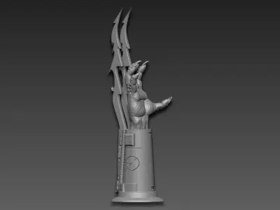 The hand of the predator 3D print model