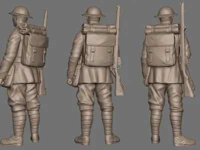 Grenadier Soldiers 3D print model
