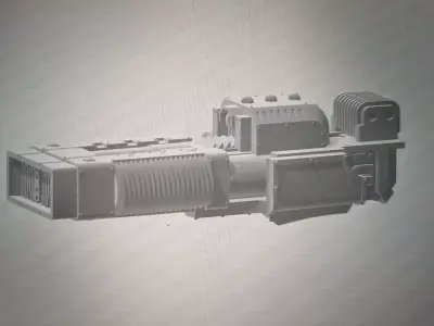 wrist mounted volkite 3D model