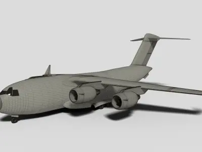 Globemaster Airplane Free 3D model