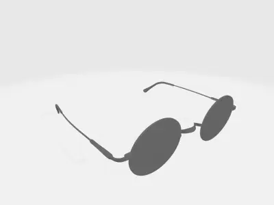 glasses pair of sunglasses 3D model