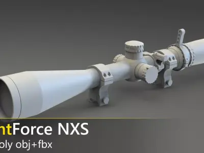 NightForce NSX - highpoly 3D model