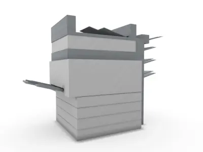 Copy Machine SHC Quick Office LM Low-poly 3D model