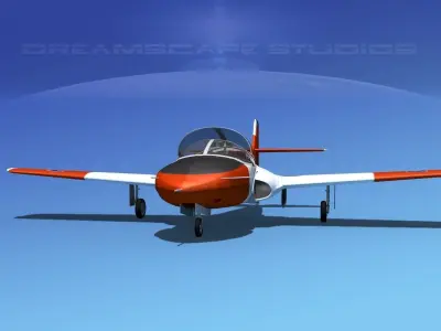 Cessna T-37 Tweetybird Chile 3D model