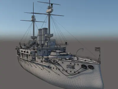 HMS OCEAN 3D model
