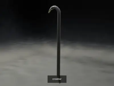 zombie melee weapons 3D Model Collection