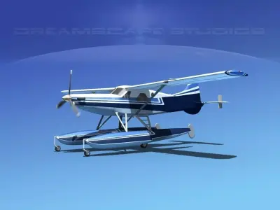 DeHavilland DHC-2 Turbo Beaver V14 3D model