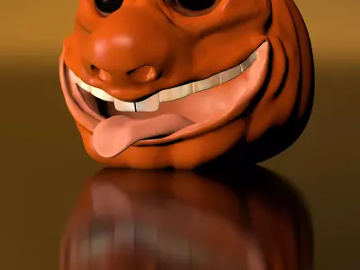 Halloween Pumpkin Head - 3D Model File Free 3D print model