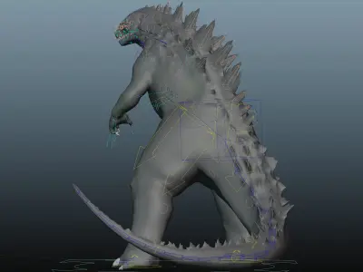 Godzilla 2014 Free 3D model