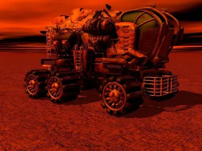T-5580 Moon Rover  3D model