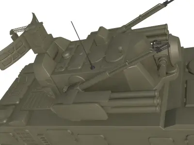 2K22 Tunguska SA-19 Grison 3D model