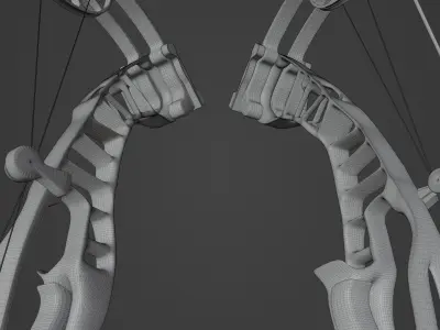 Compound bow 3D model