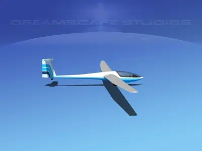 DG-400 15-Metre Motorglider V15 3D model