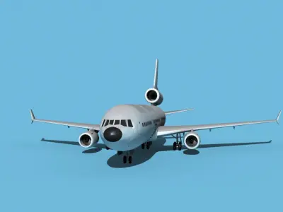 McDonnell Douglas MD-11 Bare Metal 3D model
