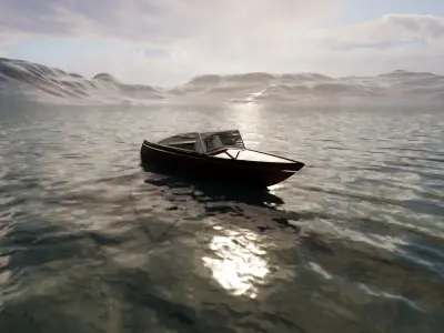 Yacht Runabout Made With Rhino8 3D model