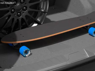 Cartoon Design Skateboards Collection 3D model