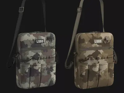 Sling Camo Bag 3D model