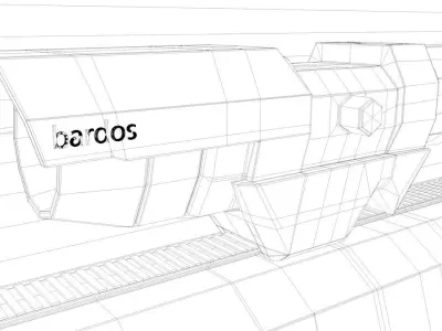 New weapon for your games Low-poly 3D model
