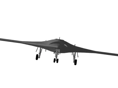 Northrop Grumman X-47B 3D model