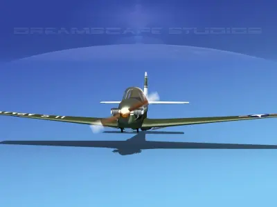 Johnston A-51A V07 3D model