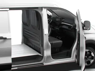VW Transporter Van L1H2 2SD HQ Interior 2025 3D model