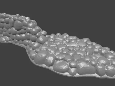 Stone wall Free 3D print model