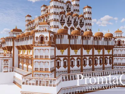 indian jharokha palace 3D model