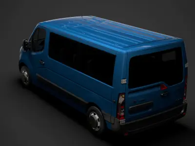 Opel Movano L2H1 WindowVan 2020 3D model